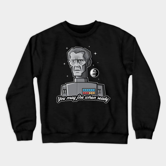 Fire When Ready Crewneck Sweatshirt by Stationjack